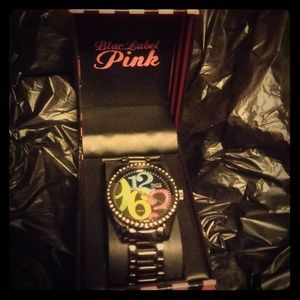 Black Label Pink Ladies Wristwatch